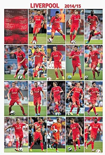 Liverpool 2014-15 Team Football Team Sport Poster 88007