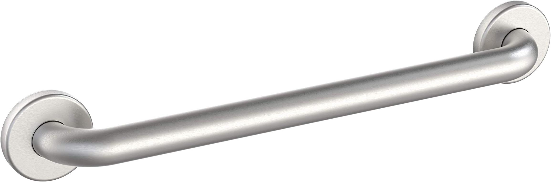 Premium Series 12 in. x 1.25 in. Grab Bar in Satin Stainless Steel 15 in. Overall Length