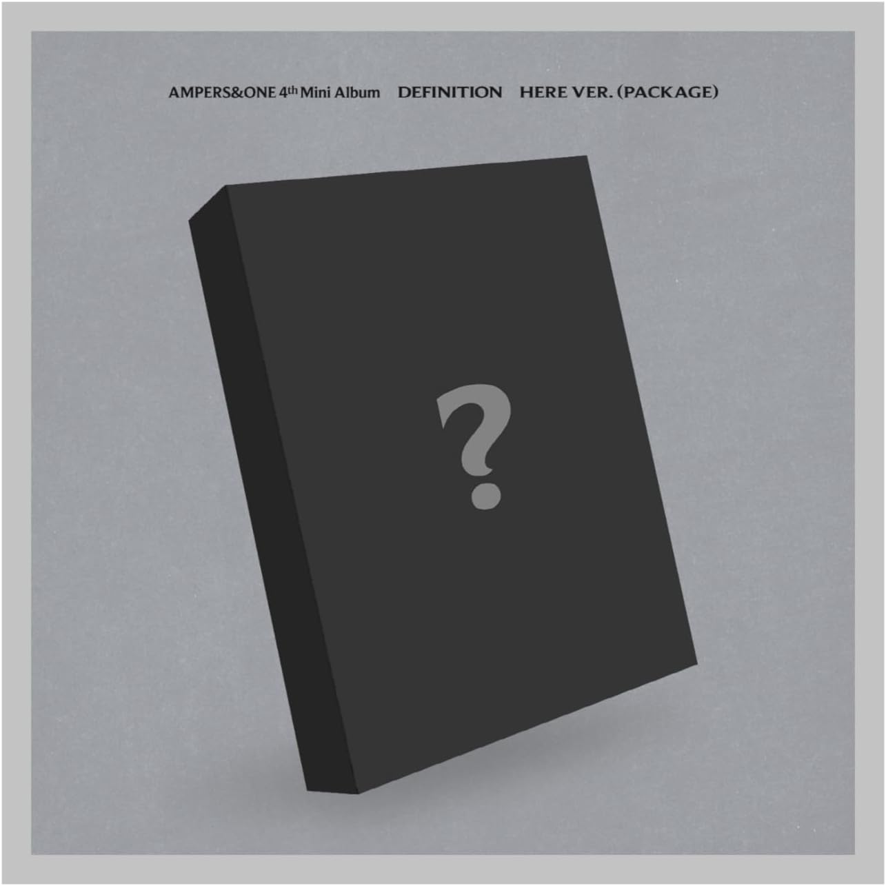 (HERE Version) AMPERS&ONE DEFINITION 4th Mini Album with Tracking AMPERSANDONE
