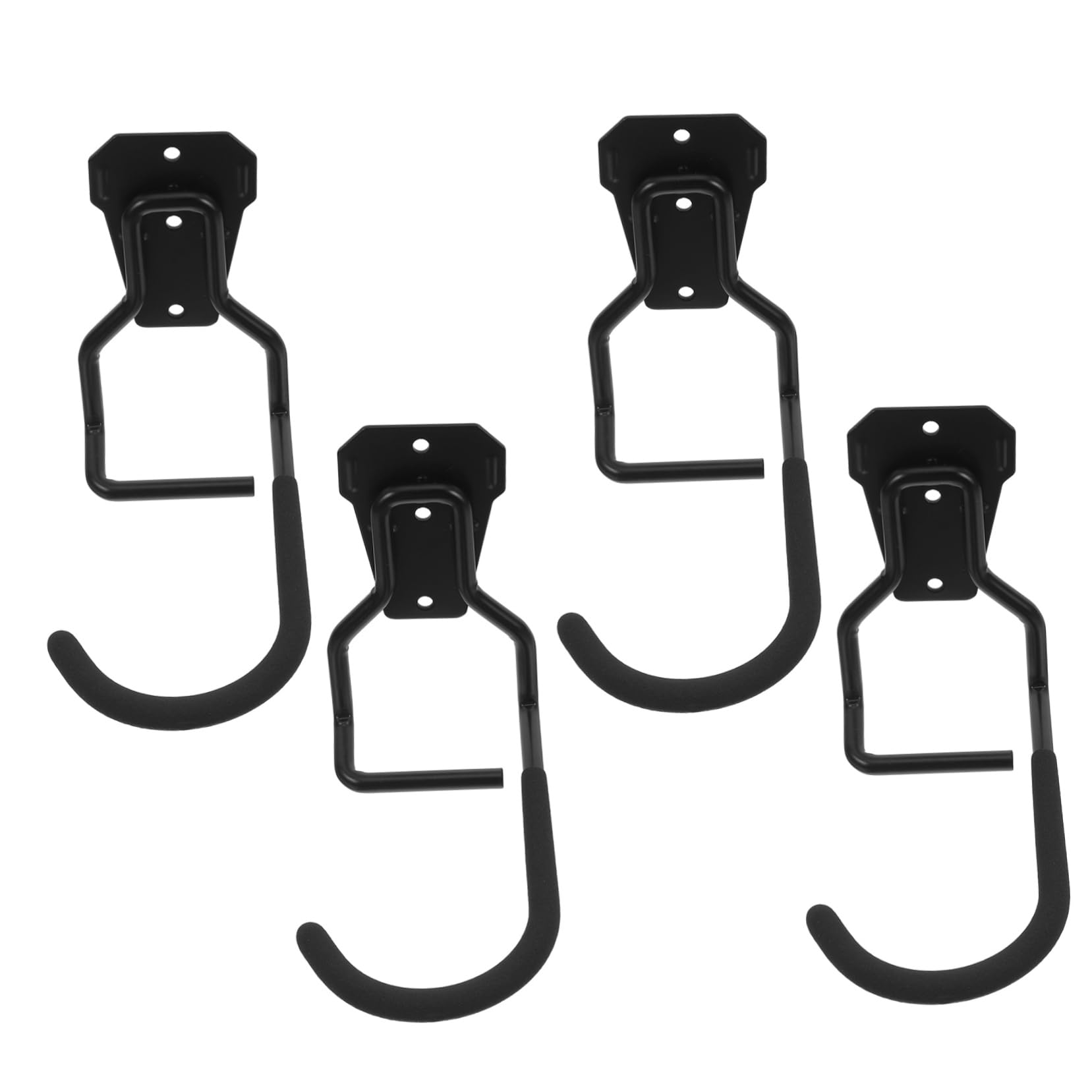 4pezzi Ganci Per Biciclette Da Parete Per Garage Ganci Multiuso Per Attrezzi Portabiciclette in Ferro Supporto Resistente Da Parete Per Garage e Giardino