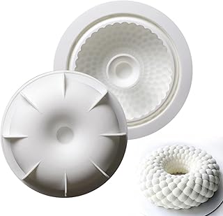 Silicone Cake Mousse Mold 6 Inch Round Baking Pan Molds for Dessert Ice Cream Chiffon Cakes Jelly