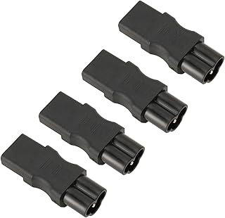 Adaptador de Alimentação Iec320 C16 para Iec320 C13, 10a 250v C16 para C13 Adaptador de Tomada de Alimentação 4 Peças Plug and Play Resistente Ao Calor para Chassi Pdu