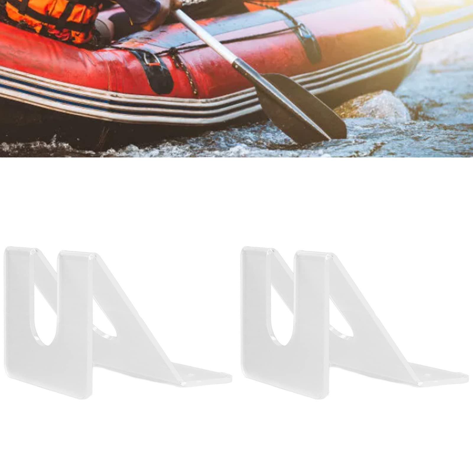 NYSUZHOUJI 2Pcs Kayak Paddle Storage Rack Wall Mounted Save Space Easy to Install Stable Boat Paddle Wall Mount Rack for Stadium