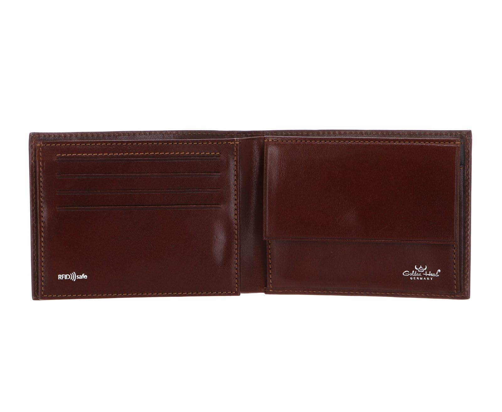 Golden Head Leder Geldbörse Colorado RFID Protect Scheintasche 1154 Tabacco braun
