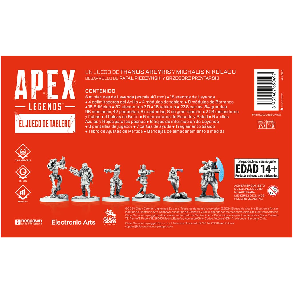 Glass Cannon Apex Legends: El Juego de Tablero, Juego de Mesa