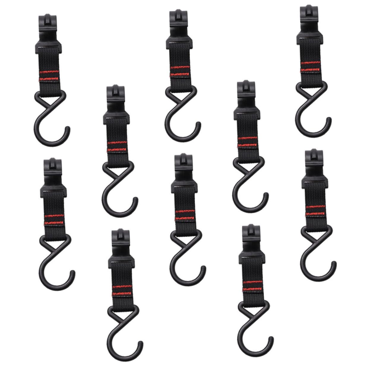 Sosoport Gancio Accessorio Campeggio Portautensili Gancio del Cavo del Ganci Gancio Portaborse Gancio Gancio Esterno Plastica Acciaio Black