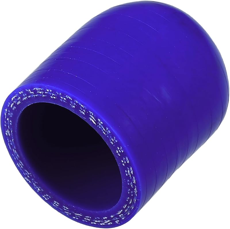 Tampa de extremidade em silicone reforçado azul X AUTOHAUX, 28 mm de diâmetro interno x 30 mm