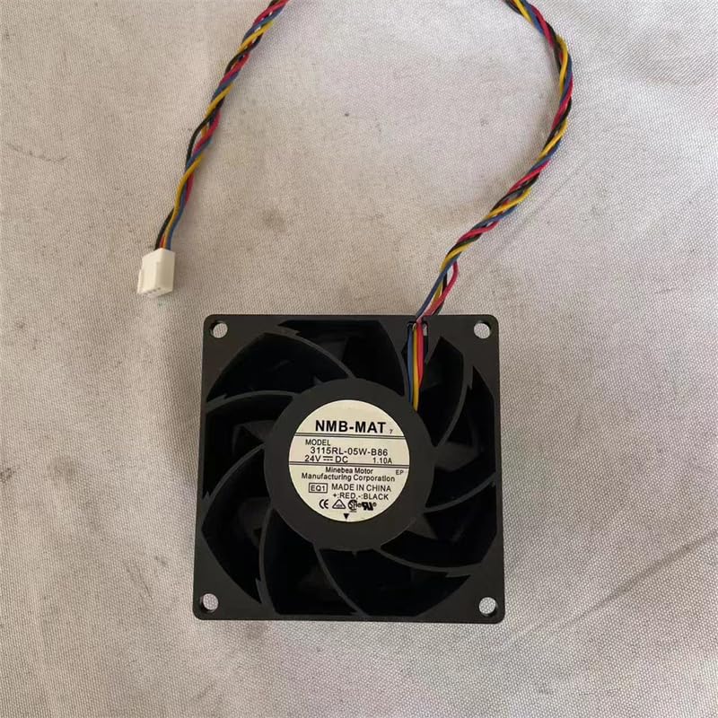 axial-fan-80x80x38 3115RL-05W-B86 24V 1.10A PWM Inverter Cooling Fan