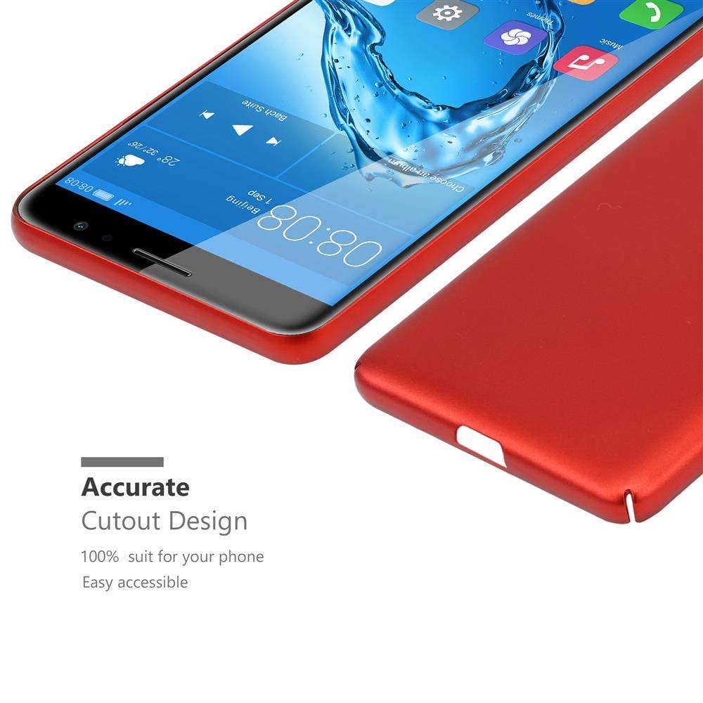 CADORABO - Custodia Compatibile Con Huawei Nova In Rosso Metallo - Hard