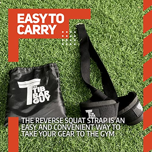Reverse Squat Strap - Perfect For Knees Over Toes Training - Premium Quality - Carrying Bag Included - Elite Hip Flexor Training Equipment - Perform Hip Flexors - Home & Commercial Gyms #TOP4