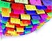 5 Pk Fiesta Party Decorations, Papel Picado Banner 60 ft total, Cinco de Mayo tissue PAPER garland, Mexican theme party supplies for Weddings, Birthdays, Taco Mexican Paper Flags Paper Picado WS100