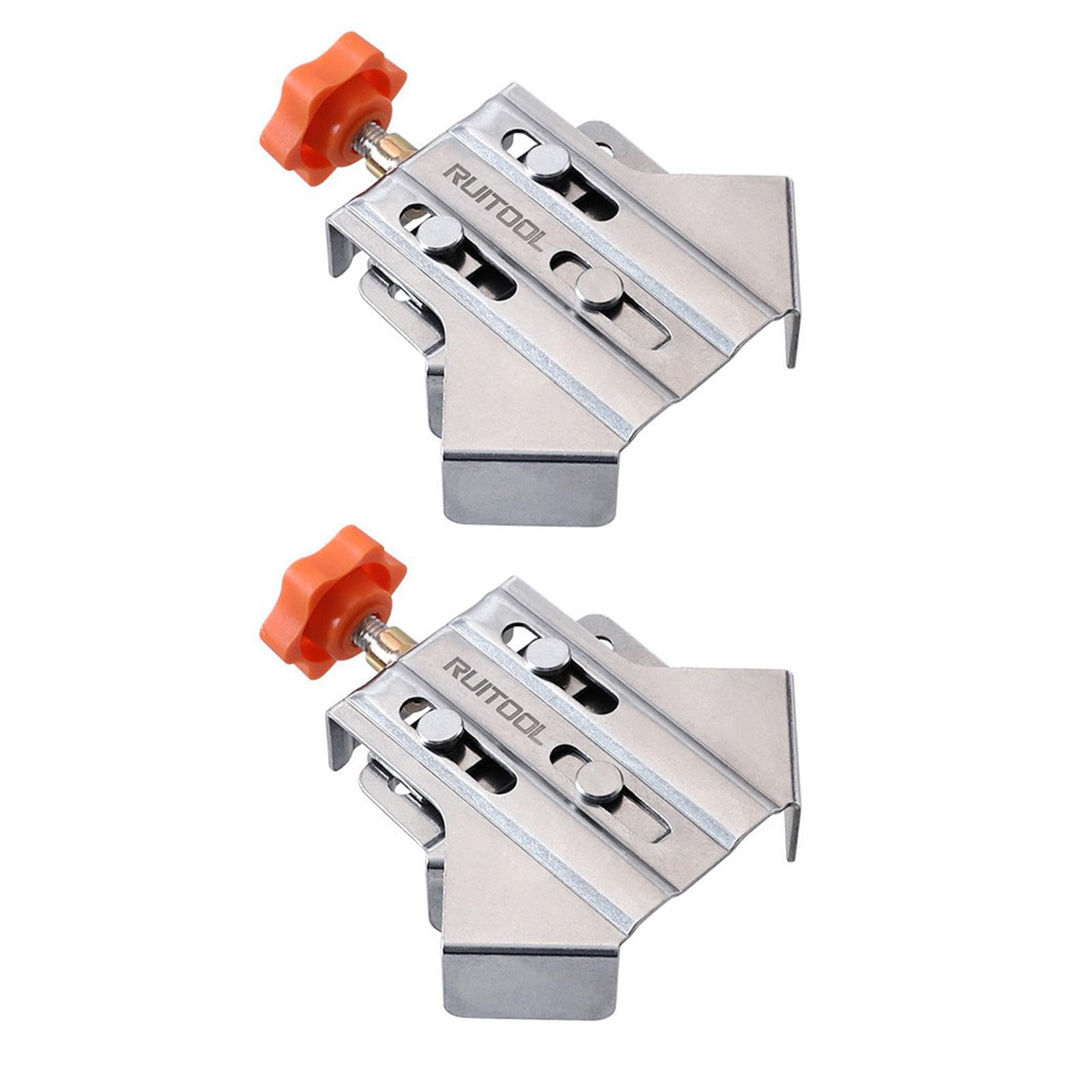 Pixzcsa Heavy Duty 90 Degree Right Angle Clamp Enhances, 2 Pcs Open Shape