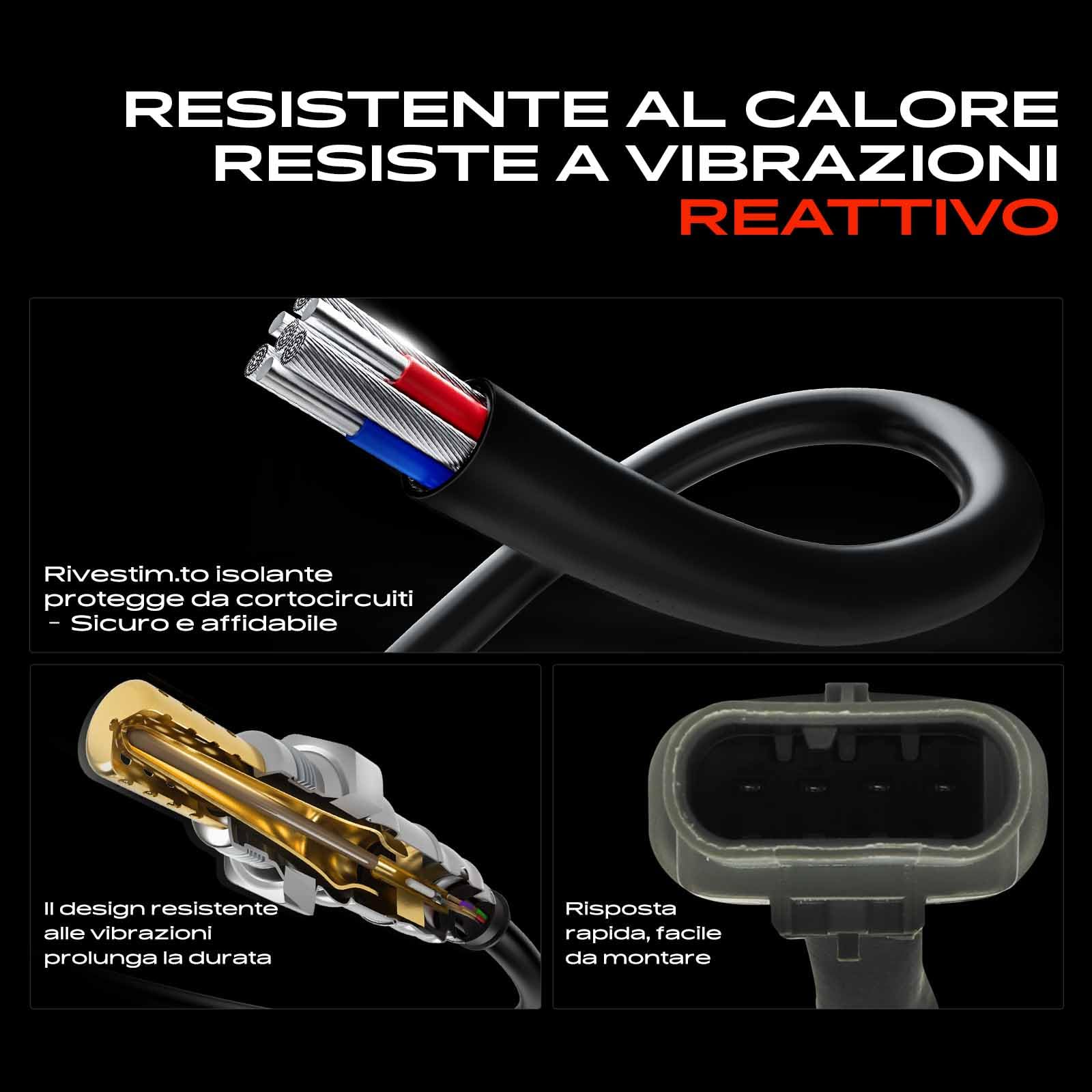 Frankberg Sonda lambda Sonda diagnostica Compatibile con Karl C16 Astra K B16 Adam M13 Mokka/Mokka X J13 Corsa E X15 Replace# 12637338