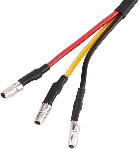 Miniatura 7 de GOOFIT Luz trasera LED para motocicleta, placa de matrícula integrada, lámpara de freno trasero, Cafe Racer Bobber, lente ahumada (rojo)