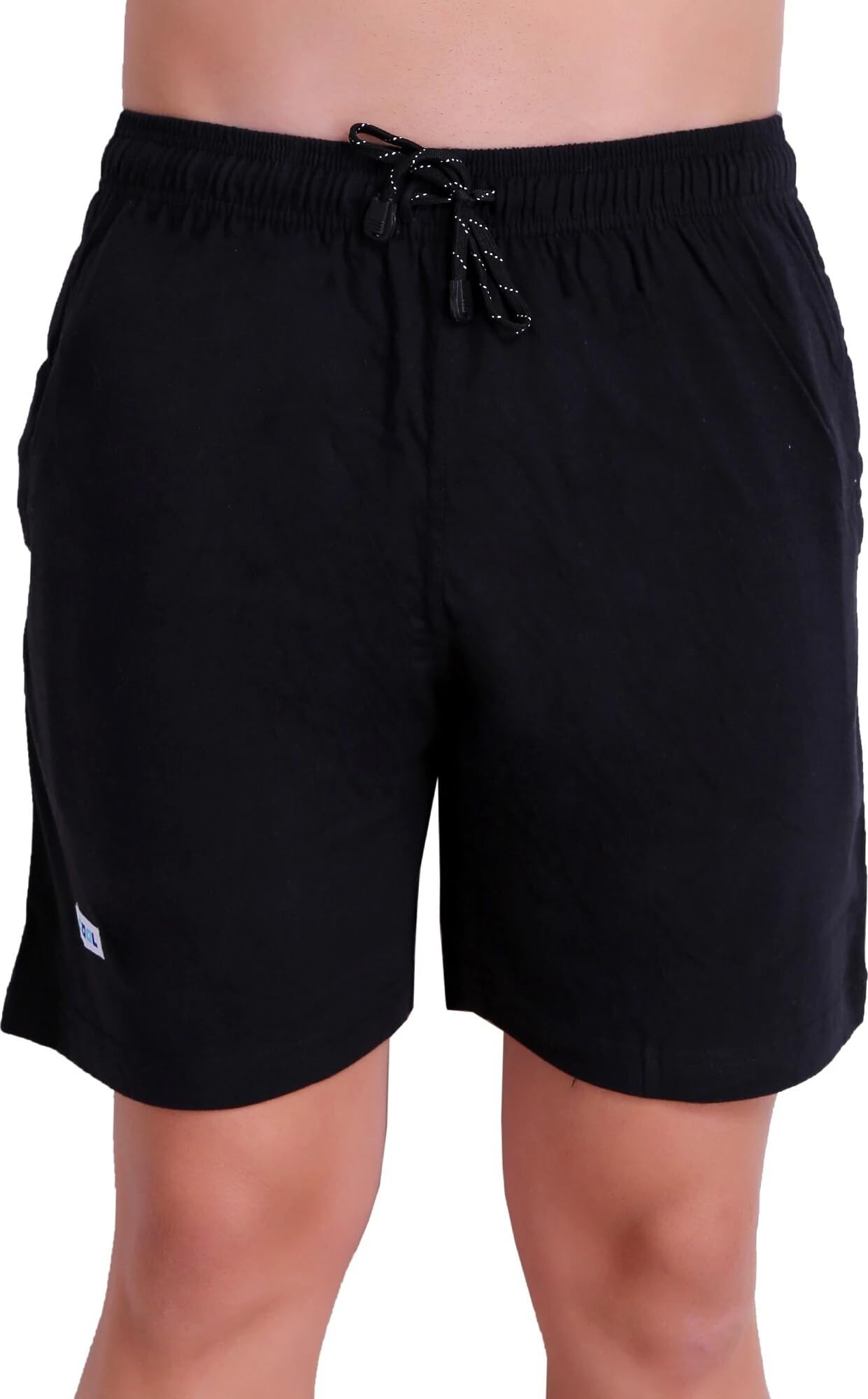 t t Cotton Blend Shorts for Men | Regular Fit | Elasticated & Zipper | 2 Sided Pockets & 1 Back Pocket | Solid | Above Knee Length Bermuda Short | Ideal for Casual Outings-picture-51