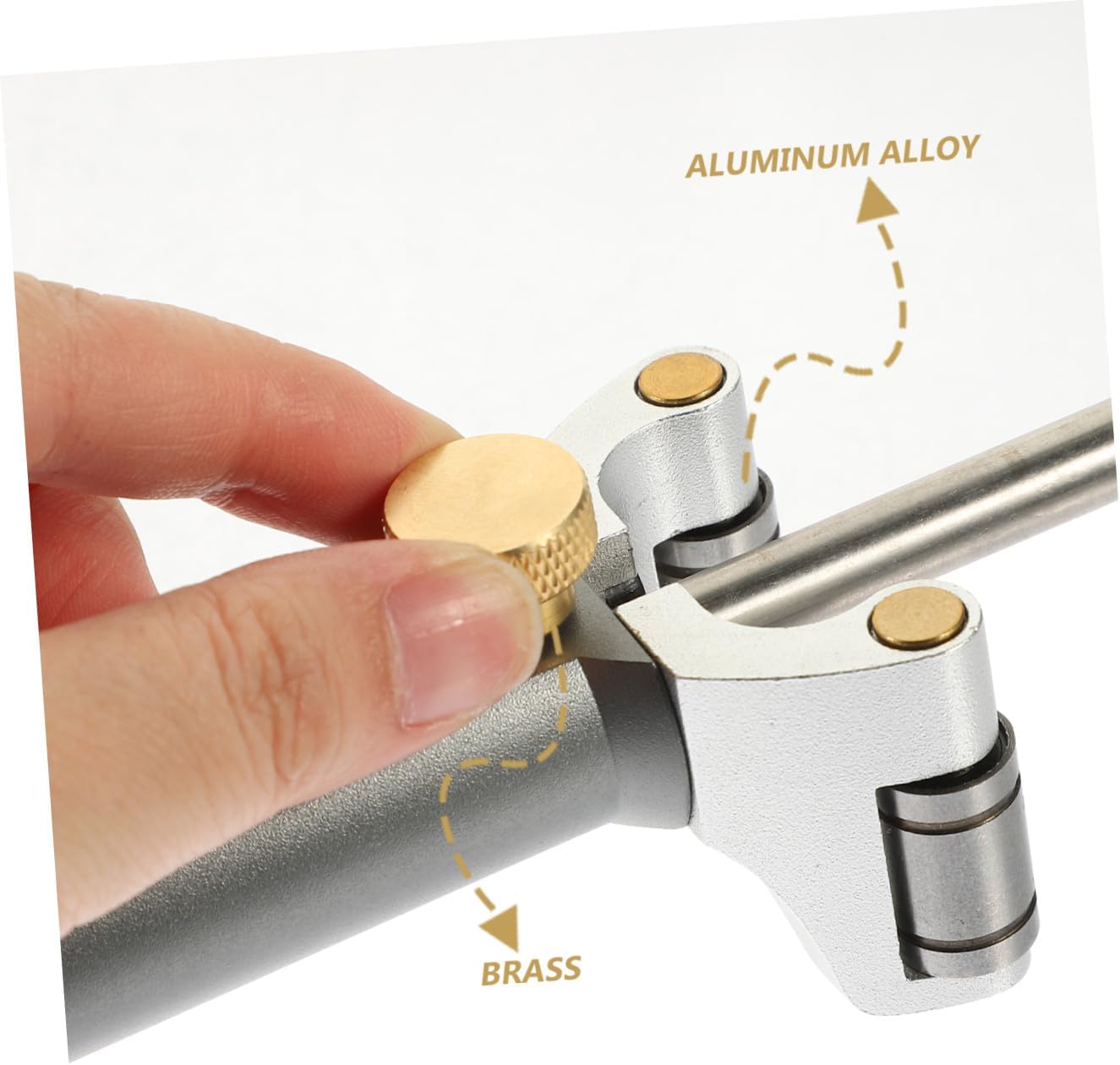 FOMIYES Two-In-One Adjustable Parallel and Curved Line Scriber 0-120Mm Handheld Woodworking Marking Tool Portable for Home and Outdoor Use Random Color Random Color