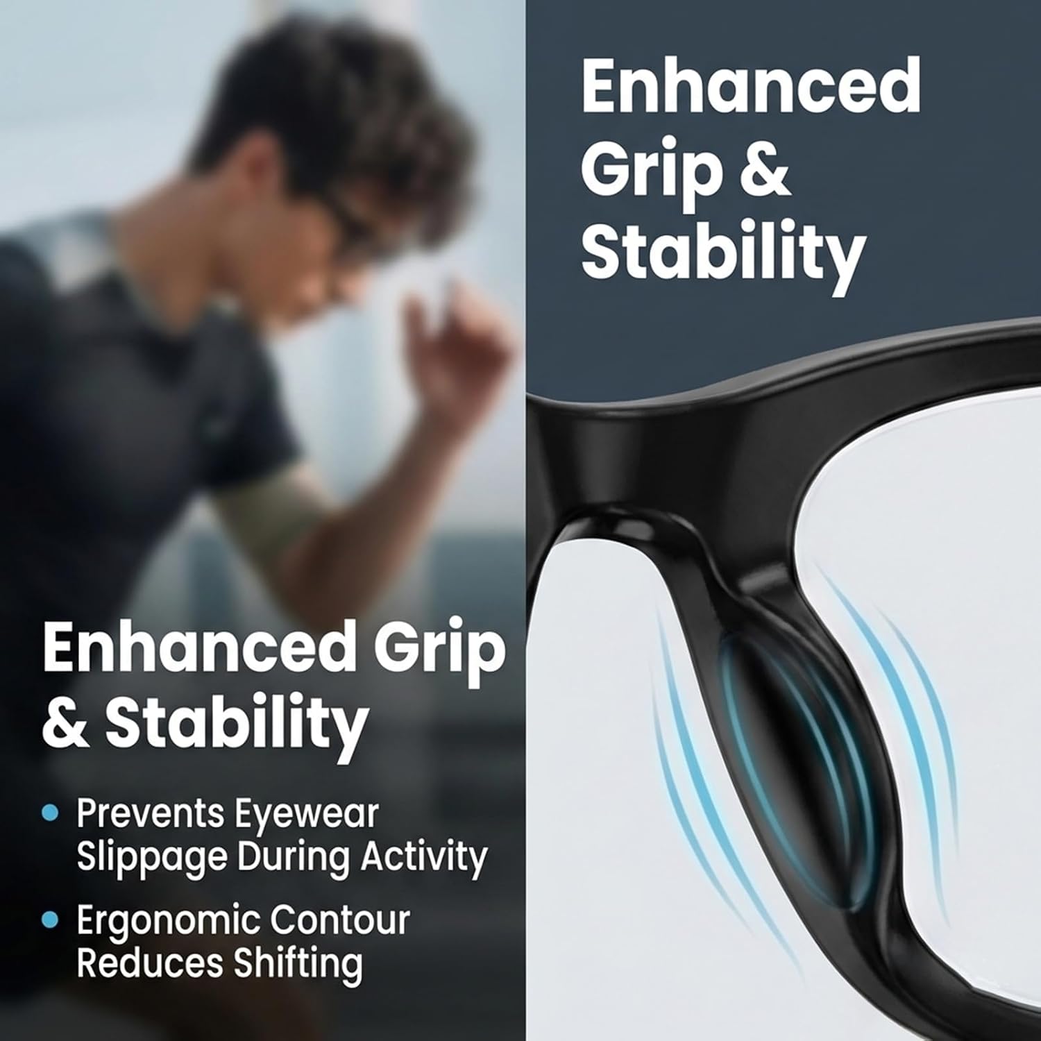Compatible with Ray-Ban Meta Wayfarer Eyeglass Nose Pads image 5