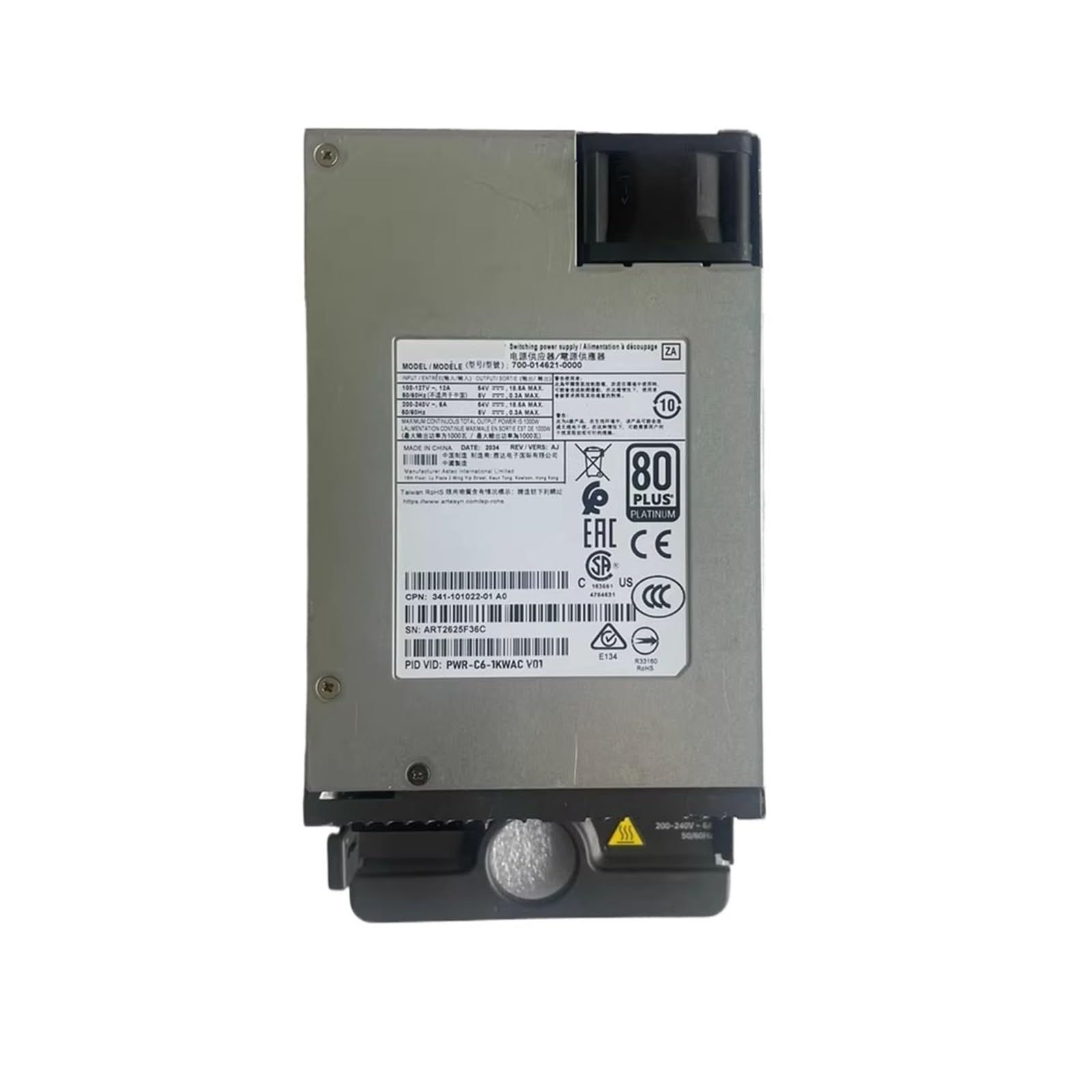 KSZHZYMGX PWR-C6-1KWAC Power Supply