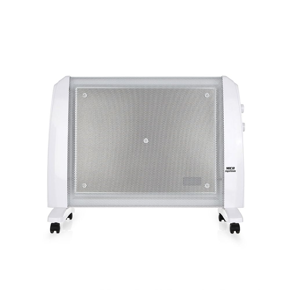 Orbegozo RM 2010 - Radiador de MICA, 2000 W, sistema antivuelco, termostato regulable, no consume oxígeno, protección contra sobrecalentamiento, sin fluido