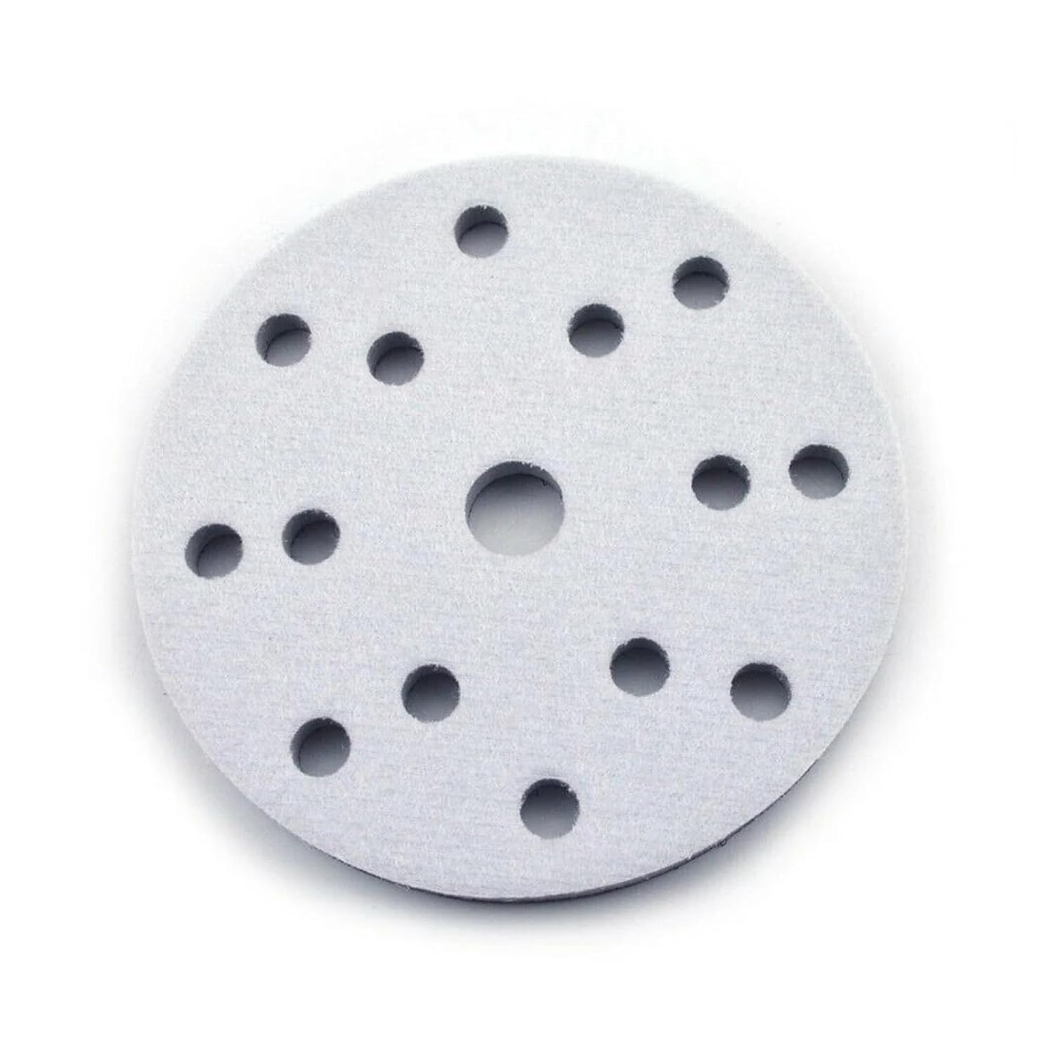Sander Pads Backing Pads 10Pcs 15 Holes Soft Sponge Interface Pad 6 Inch 150mm Disc Hook & Loop Sanding Discs