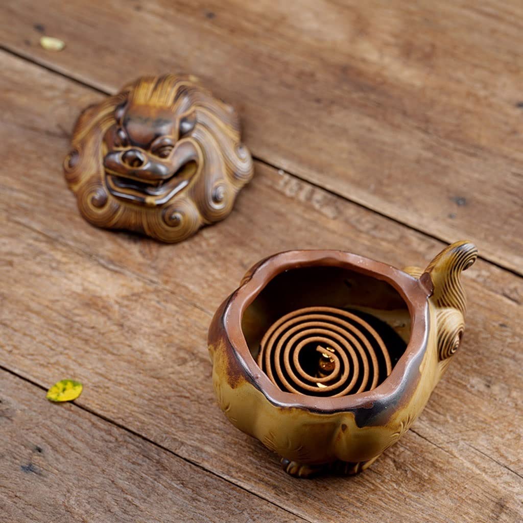 Uchwyt na kadzidełka，Palnik na kadzidełka Uchwyt na kadzidełka na patyczki Kreatywny palnik kadzideł z przepływem zwrotnym Ceramiczny palnik zapachowy Uchwyt na kadzidełka Dekoracja palnika kadzideł A
