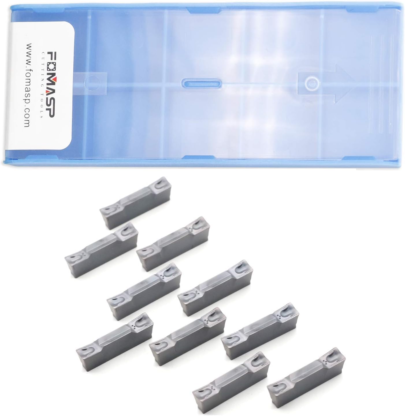 FomaSP GRIP4004 CNC Grooving Carbide Inserts Steel Fit for ISCARR Lathe Grooving Cutting Tools 10pcs