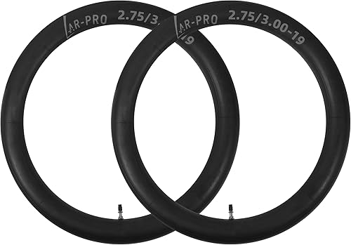Miniatura 20 de AR-PRO - Paquete de 2 tubos interiores para motocross de 3.00/3.50-12 pulgadas con vástago de válvula TR4, tubos interiores de repuesto