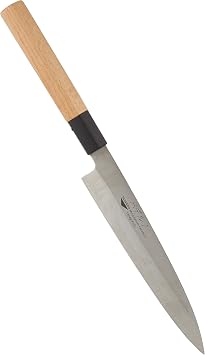 Paderno World Cuisine Yanagi Sashimi Japanese Sushi Knife, 8-3/8-Inch