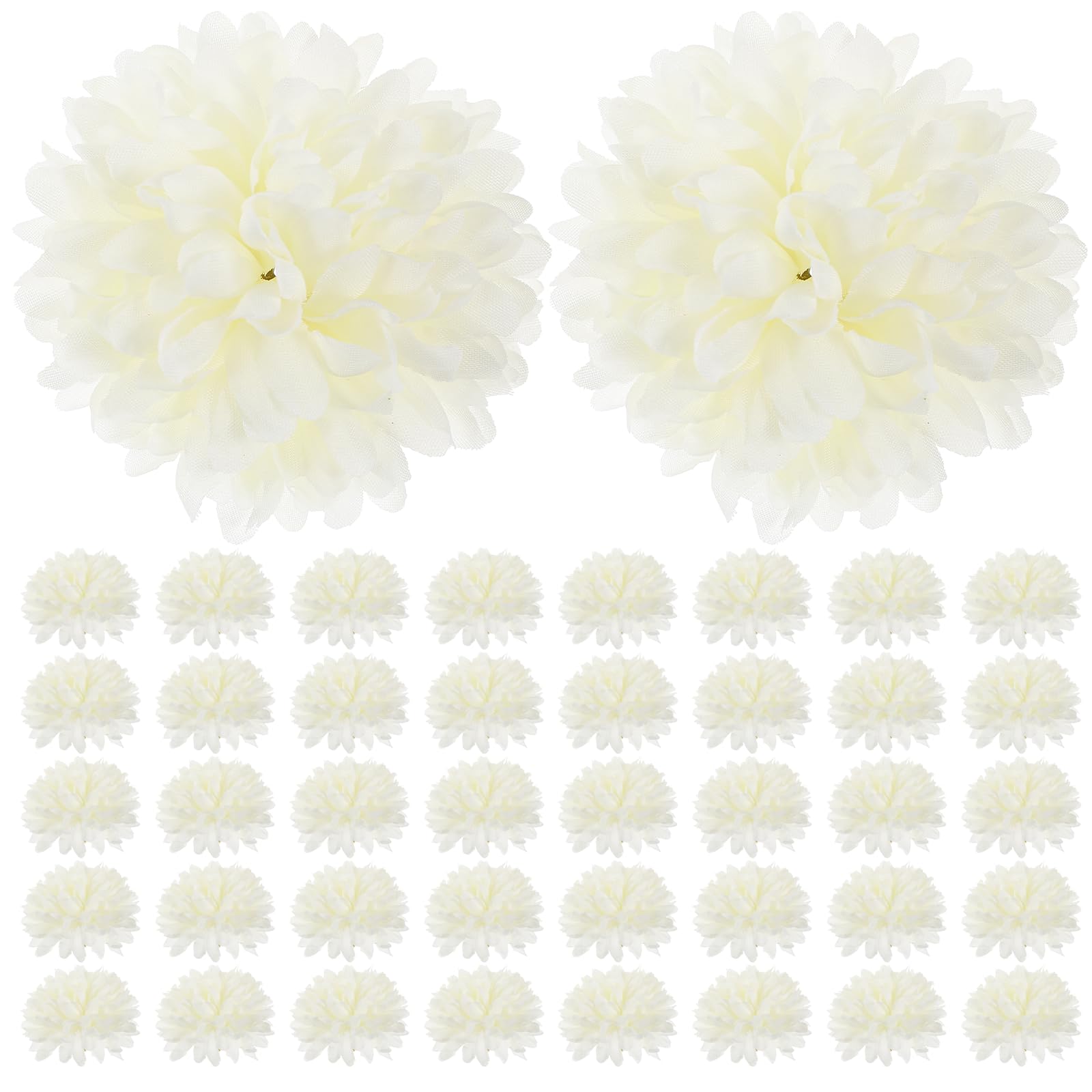 Fleurs de chrysanthème artificielles réalistes en tissu de soie haut de gamme pour ornements