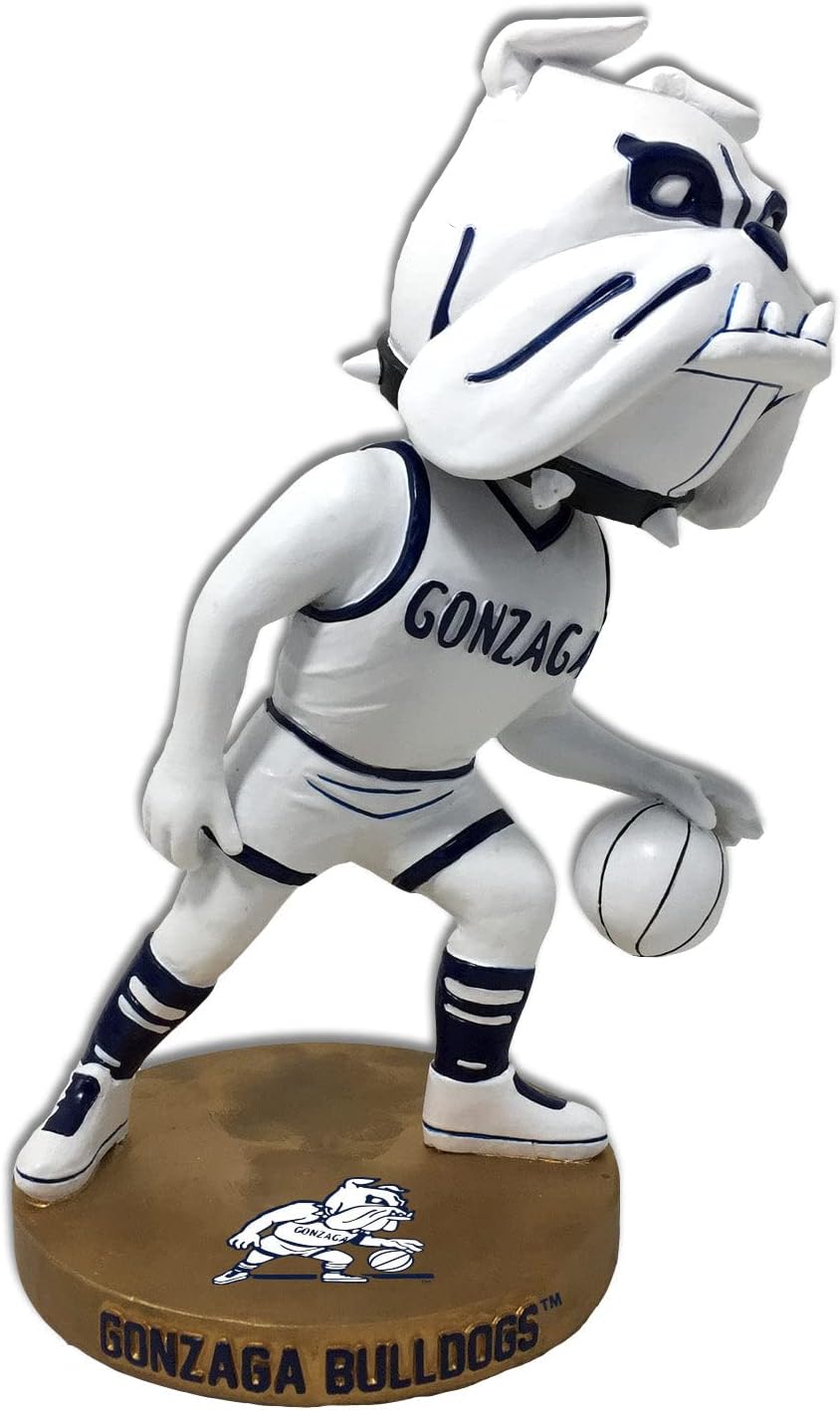 Gonzaga Bulldogs Vintage Dribbling Basketball 1887 Bobblehead NCAA College