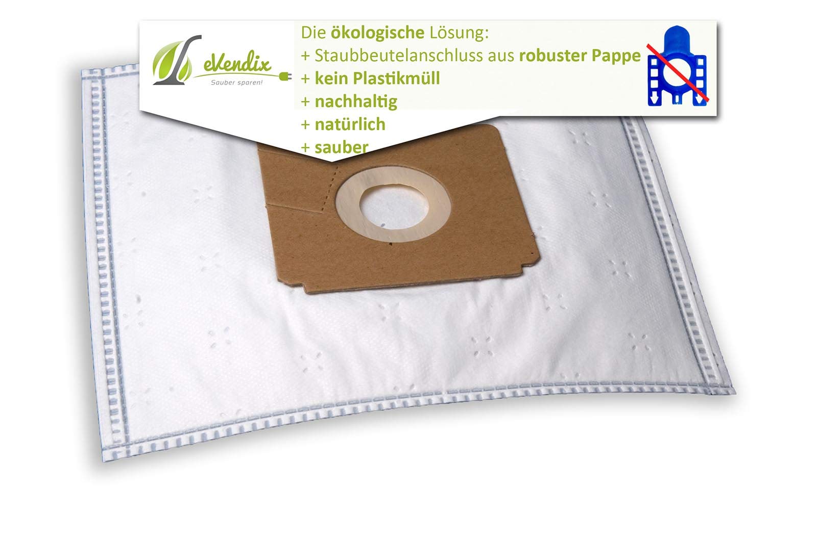 10 Sacchetti Aspirapolvere EVendix Per AEG VAMPYRINO ELECTRONIC + 2 Microfiltri: Compatibili Taglia 5, Micropile Multistrato, Alta Filtrazione. Risparmia Pulito!