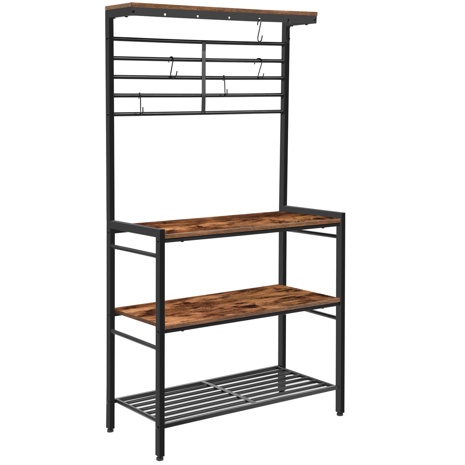 Buy HOOBRO Bakers Rack, Microwave Stand, Kitchen Storage Shelf Rack