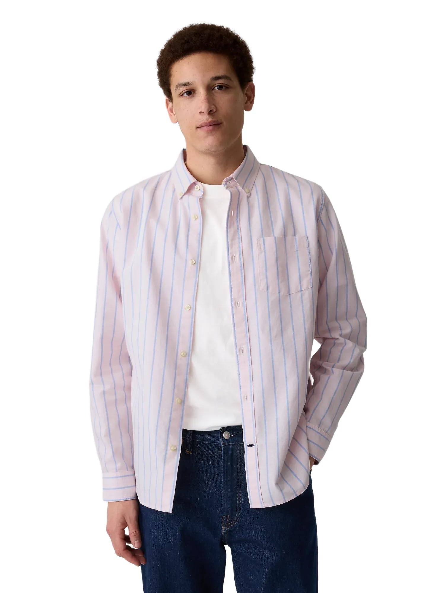 Gap Men's Long Sleeve Oxford Button Down Shirt