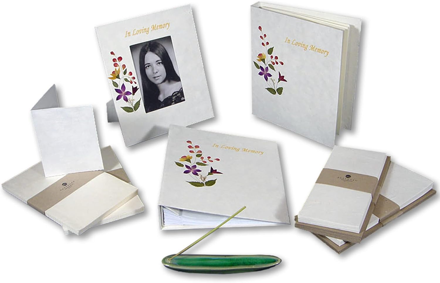 Memorial Stationery Set : Memorial Stationery Set, Floral - Eco-Friendly, Consciously Made Memorial Stationery For Services, Mementos, And More