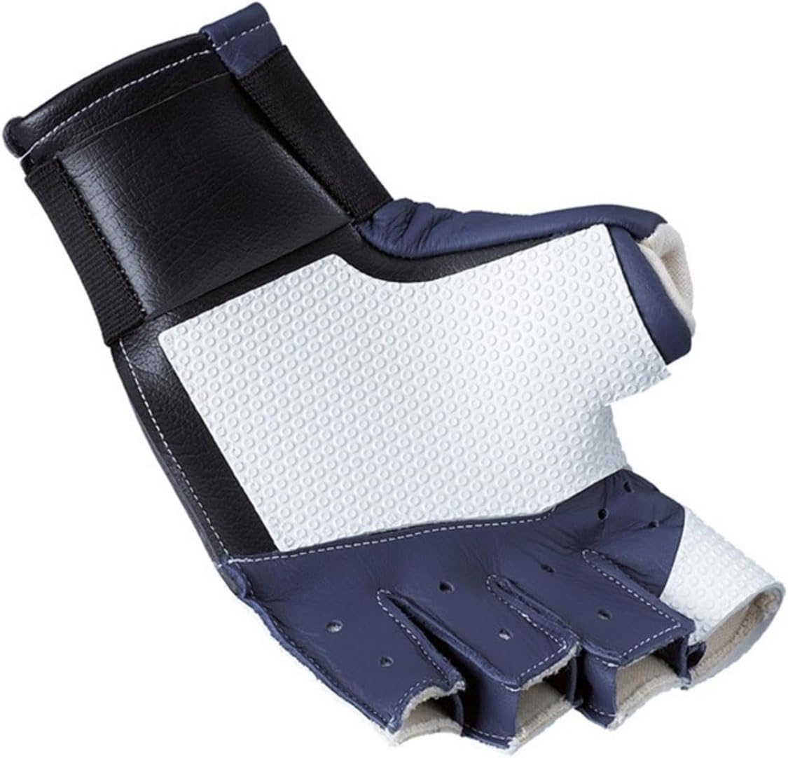 Bisley 466 Half Cover Glove Dark Blue L/H Shooter by Gehmann Medium Blue