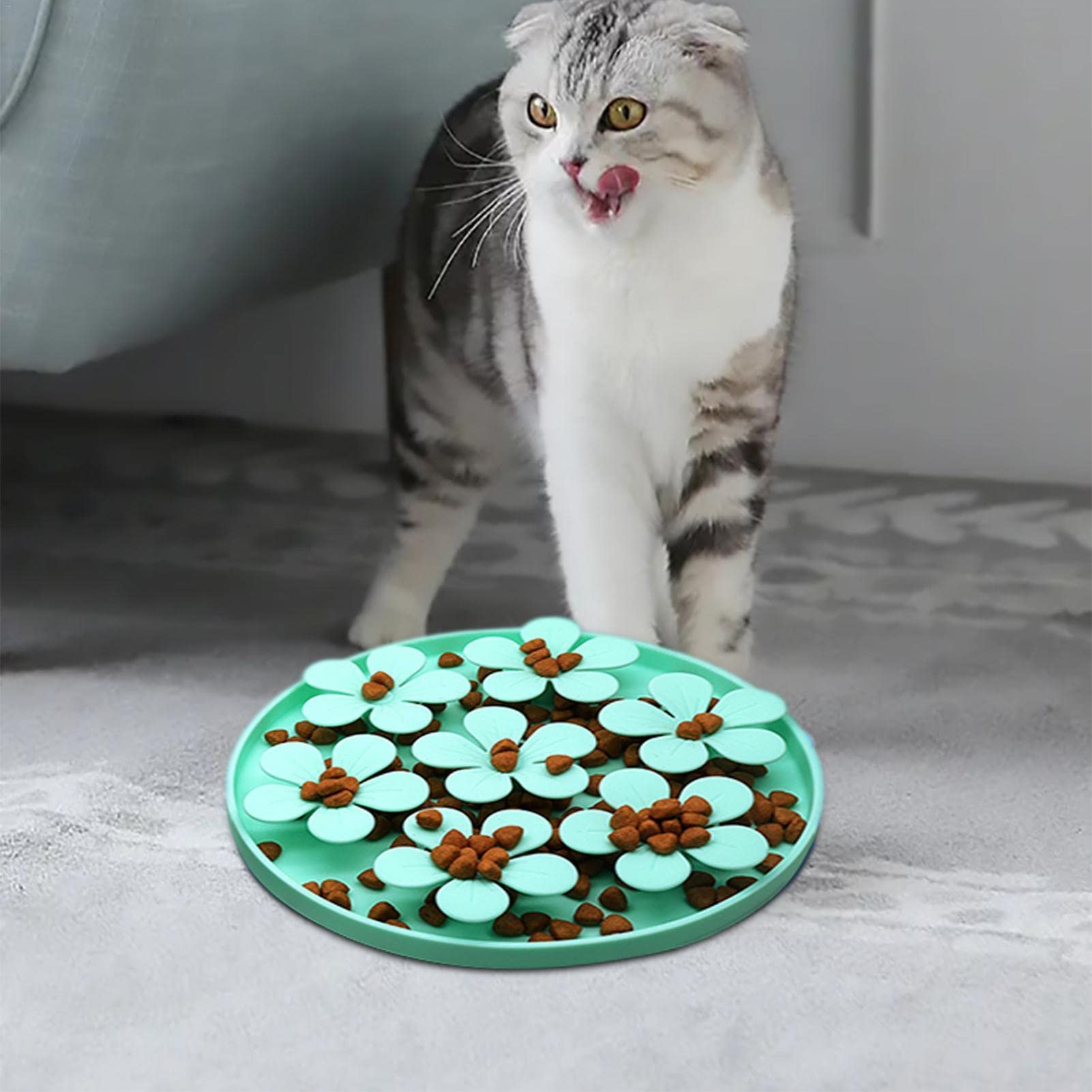 OHMO Tappetino Da Leccare Per Cani E Gatti | Confezione Da 2 | Con Ventose | Anti-Noia E Ansia - Foto 7