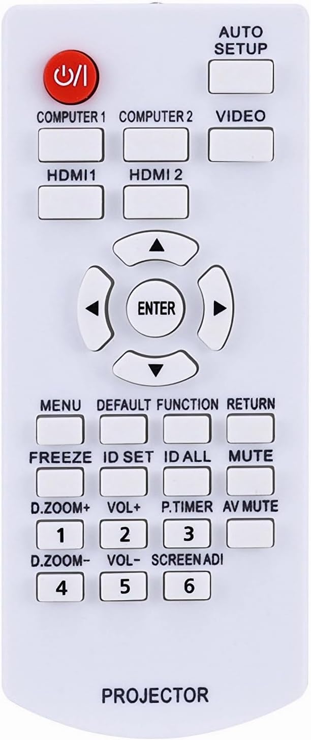 Remote Controller N2QAYA000088 for Projectors Panasonic PT-VW340Z, PT-VW360U, PT-VW530, PT-VW540, PT-VX410Z, PT-VX420, PT-VX430, PT-VX600U, PT-VX610, PT-VZ570, PT-VZ580