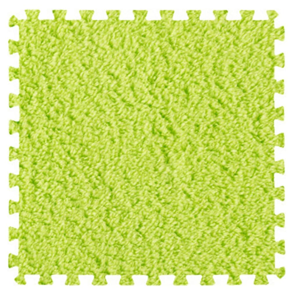 Miękkie maty piankowe, puzzle, płytki podłogowe, 30 x 30 cm, amortyzowane dywany, nietoksyczne, białe, do pokoju zabaw dla dzieci, na siłownię, do salonu, na podłogę, 12 szt