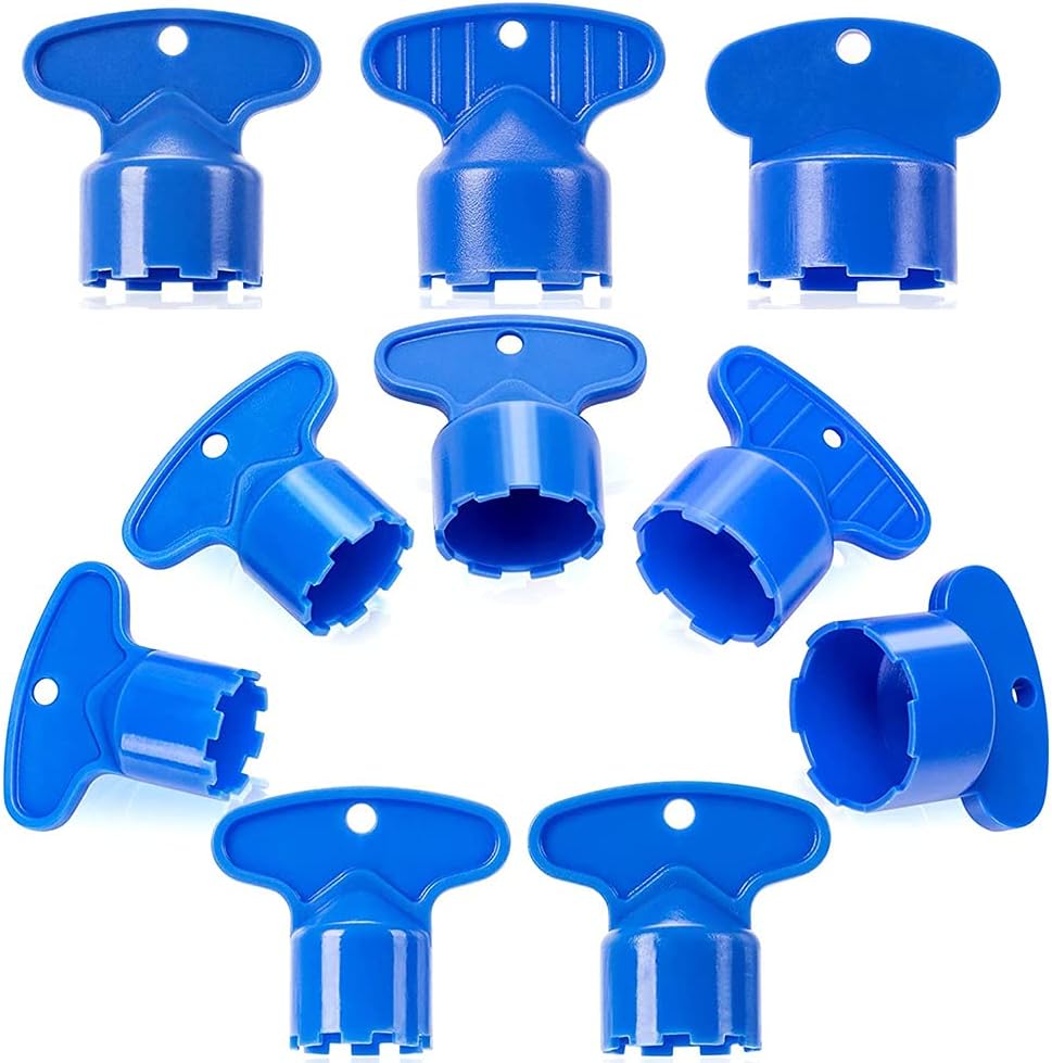 10 Pieces Cache Faucet Aerator Key, Removal Aerator Wrench for M16.5, 18.5, 21.5, 22.5, 24