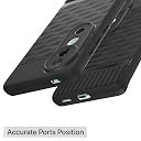 Pikkme Back Cover for Vivo V40 5G / V40 Pro 5G / T3 Ultra 5G Camera Protection 3D Hexa Cube Design Silicone Protective Bumper Case (Black) gallery image