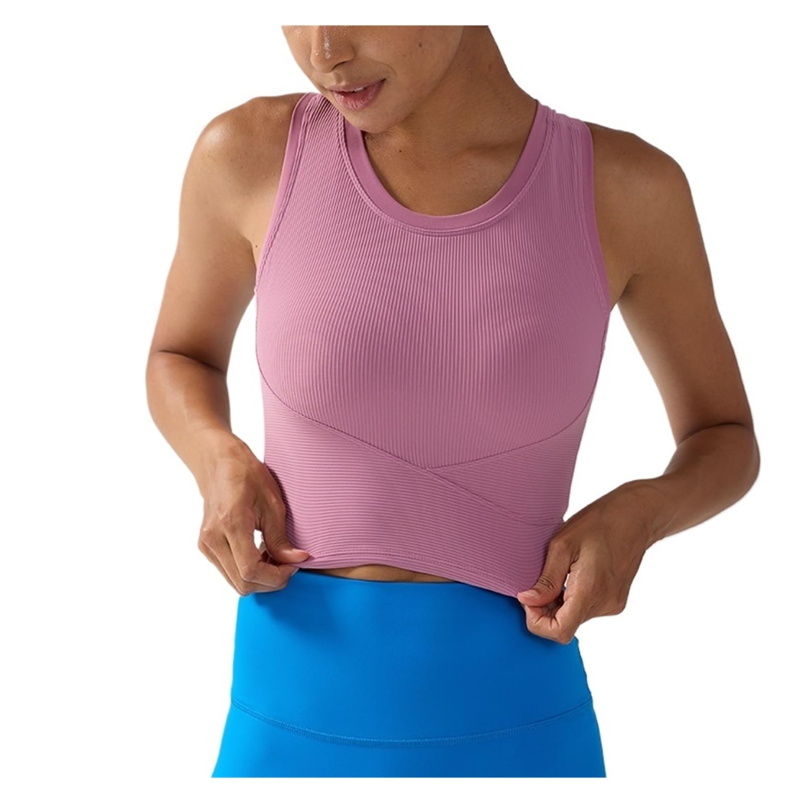 Sport BH Damen Damen Lauf-Fitness-Sportweste mit Hohlrücken-Design, Enge Yoga-BH-Weste for aktives Tragen