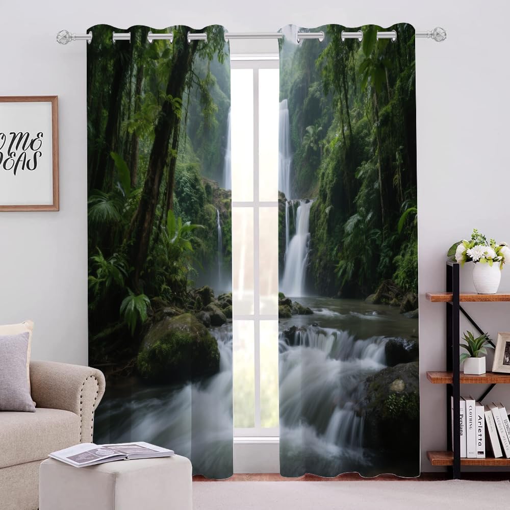 Explosion Scene Curtains - Explosion Area Meteorite Blackout Curtains, Dark Background Window Treatments, Home Decor Drapes, Drapes 72 Inches Long 2 Panels Set