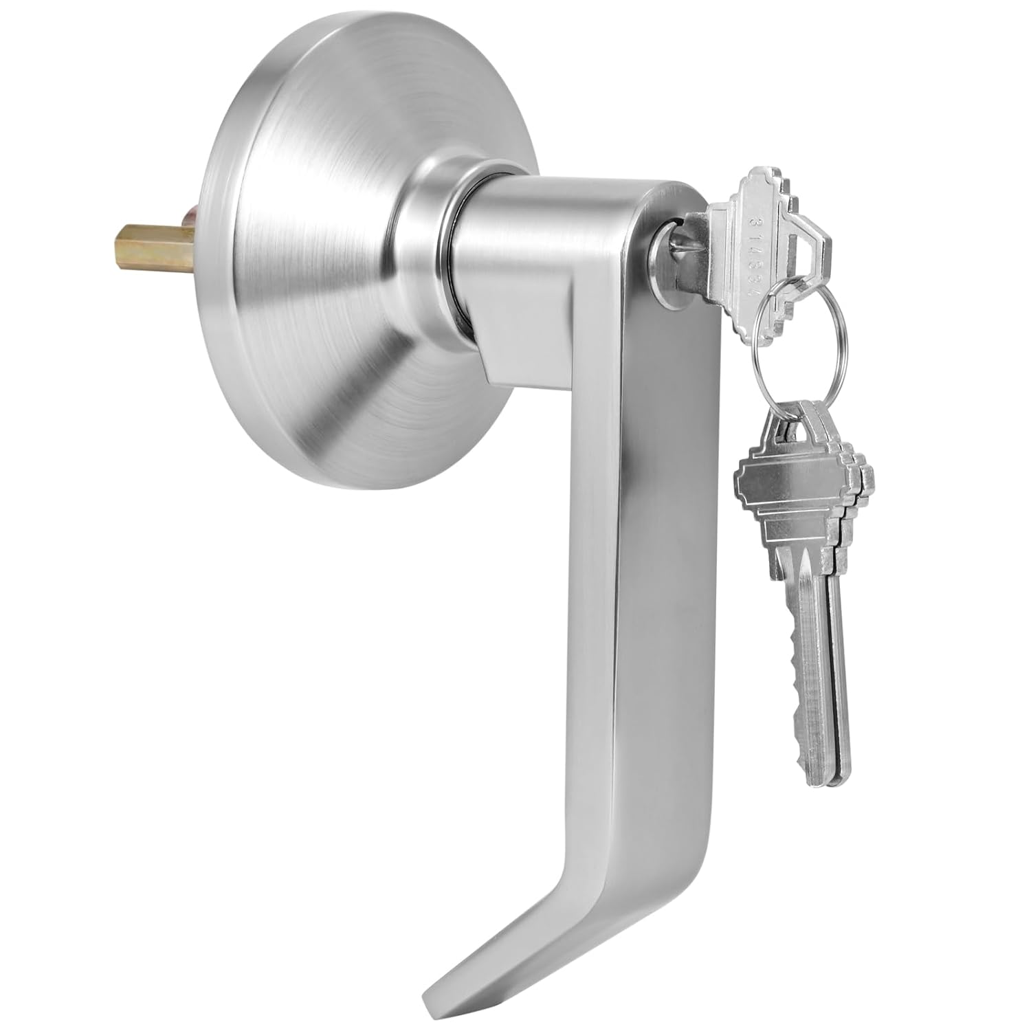 Commercial Panic Exit Device with Lever Handle – UL 500 & ANSI Grade 1 Certified, Heavy-Duty Aluminum Push Bar for 28–36” Emergency Exit Doors, Reversible for Left/Right (UL500-with Handle)