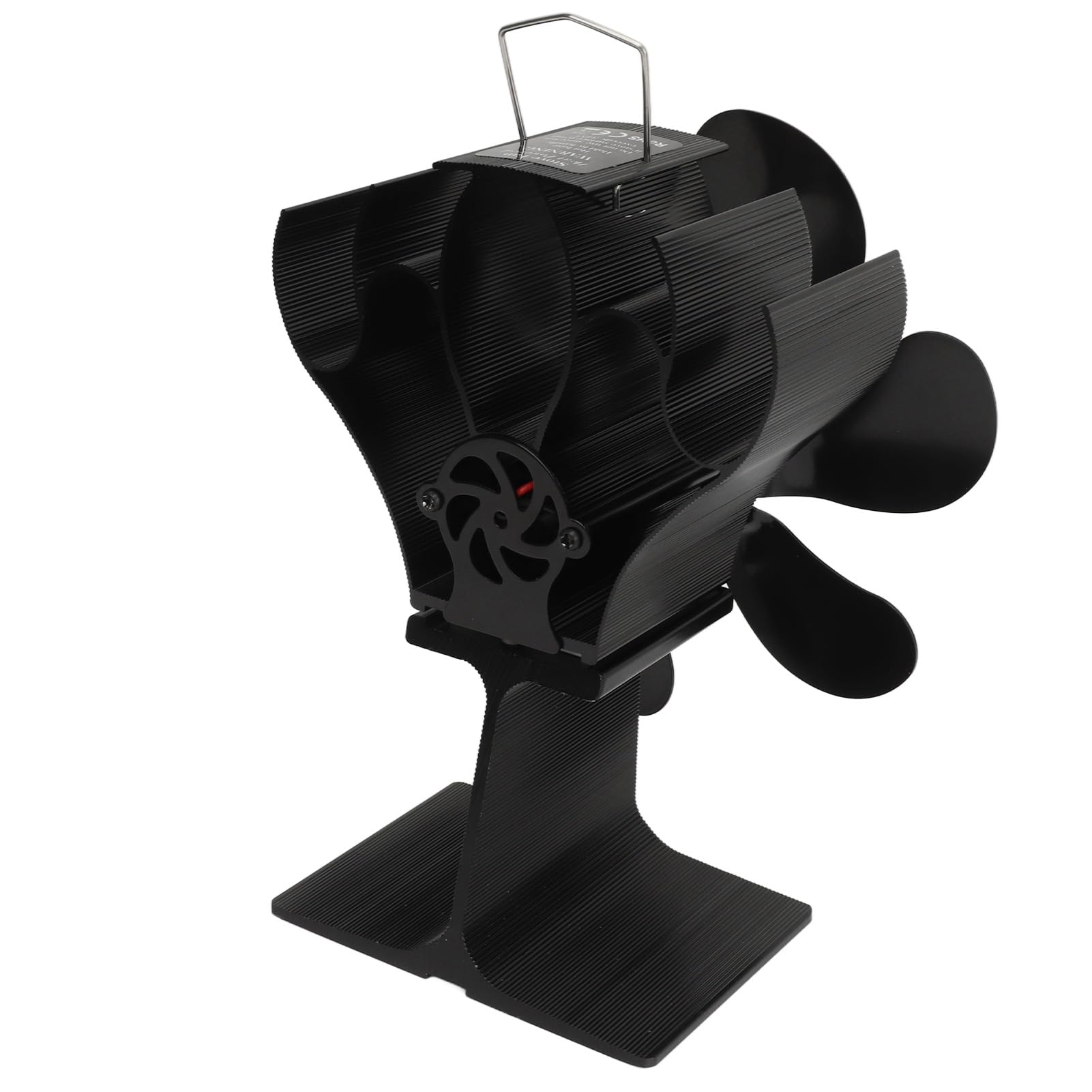 6 Ventilatore per stufa a legna/camino, termoelettrico, silenzioso, efficiente, in alluminio e ABS, antiruggine, per riscaldamento domestico, 180x144x100mm