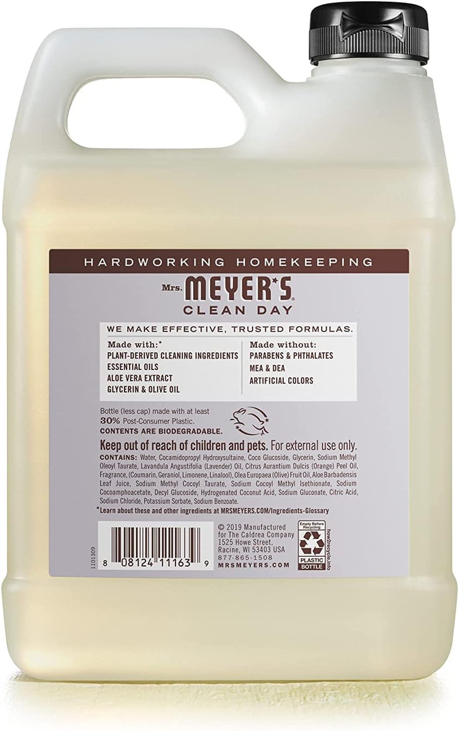 MRS. MEYER'S CLEAN DAY Hand Soap Refill Scent Variety Pack 2 CT (Lemon Verbena + Lavender)