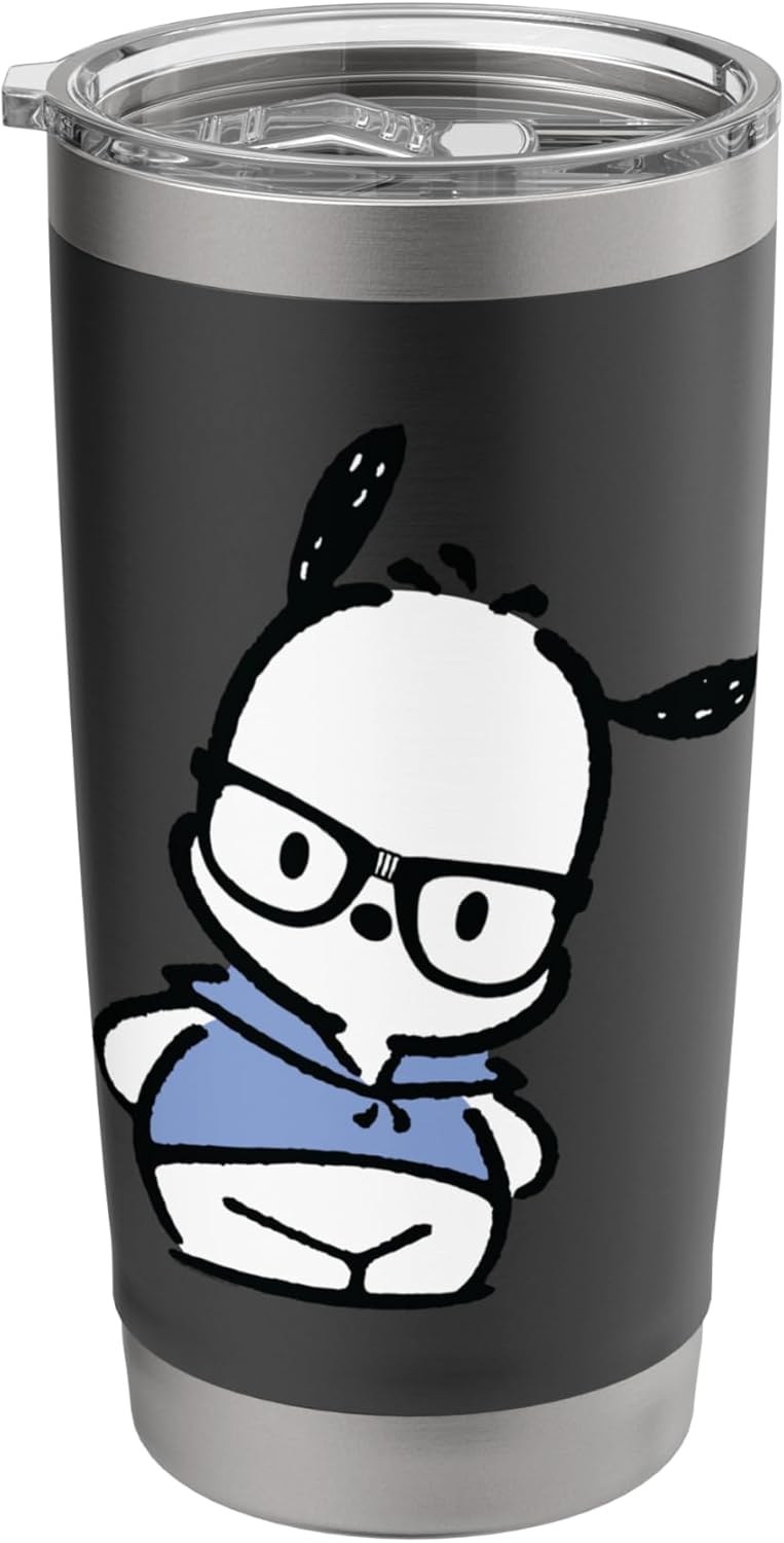 Pochacco Nerd Glasses Stainless Steel Insulated Tumbler