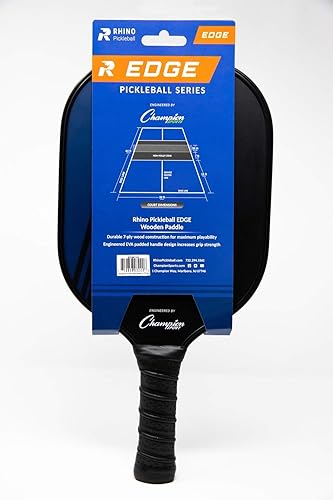 Miniatura 5 de Champion Sports - Palas de pickleball de rinoceronte palas de pickleball para interiores o exteriores en madera, aluminio, fibra de vidrio, grafito,