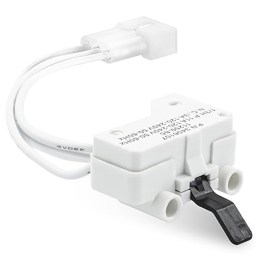 BlueStars WP3406107 3406107 Dryer Door Switch - Compatible with Whirlpool Maytag Kenmore Dryers - Replaces 3406109 3405100 3405101 3406100 3406101 AED4475TQ1 MEDC400VW0
