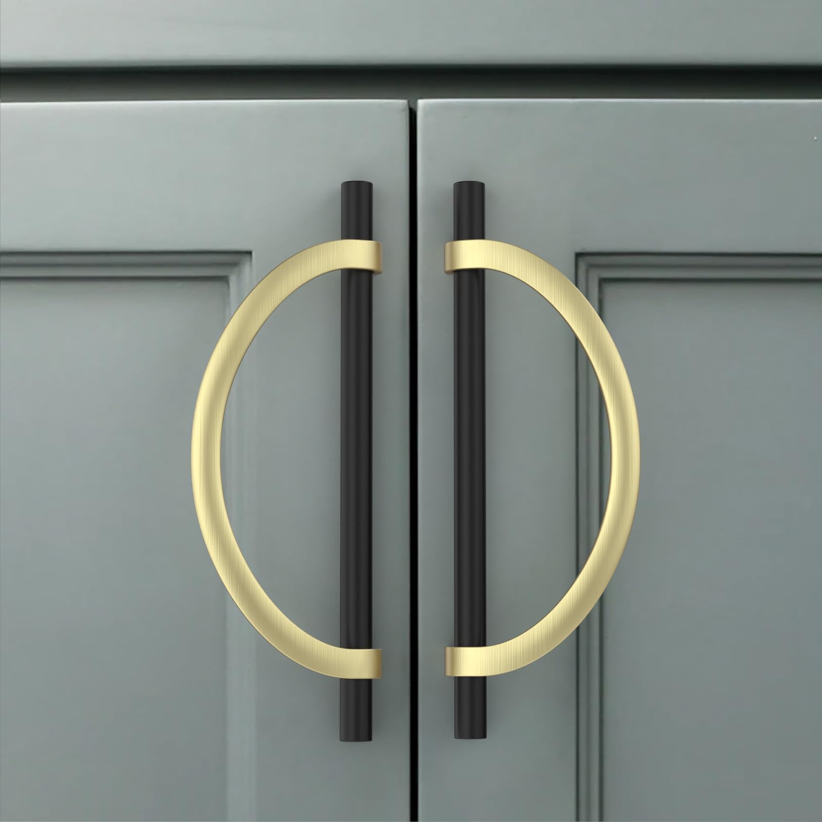 Brushed Gold Cabinet Pulls - 10 Pack -27 Brushed Gold Cabinet Pulls - 10 Pack -27