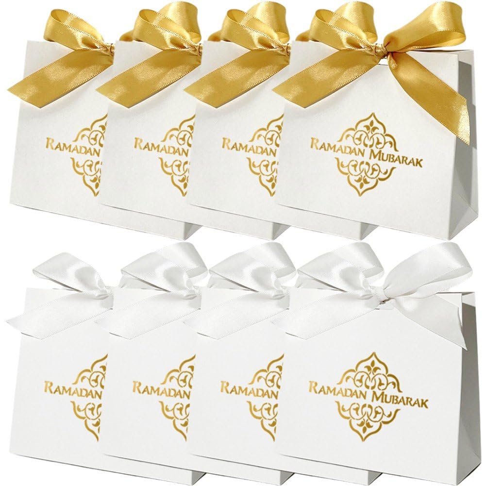 Boîtes à bonbons Eid Mubarak emballage biscuits décoration fête Ramadan musulman